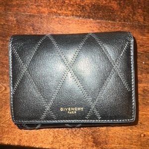 Givenchy Wallet. Black, tri fold like new!